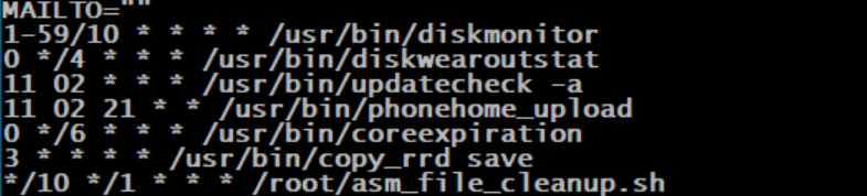 Disk almost full from ASM sync files